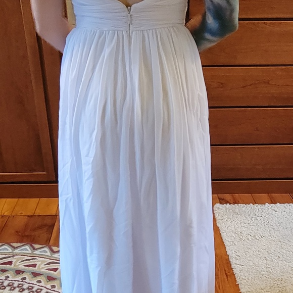 White Graduation or prom dress, size small - Picture 2 of 6